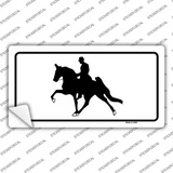 Horse With Rider Novelty Sticker Decal