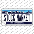 Stock Market New York Background Novelty Sticker Decal