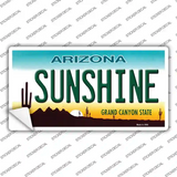 Sunshine Arizona Novelty Sticker Decal