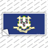 Connecticut State Flag Novelty Sticker Decal