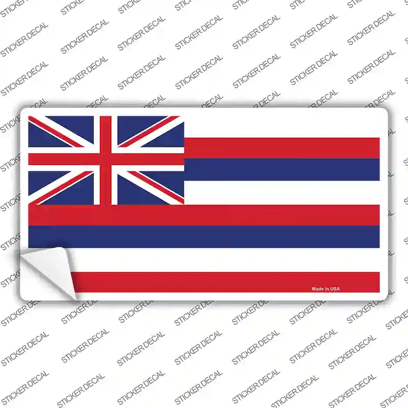Hawaii Flag State Flag Novelty Sticker Decal
