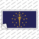 Indiana State Flag Novelty Sticker Decal