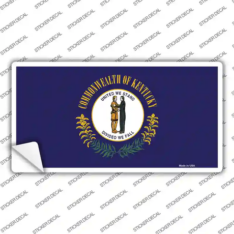 Kentucky State Flag Novelty Sticker Decal