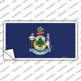 Maine State Flag Novelty Sticker Decal