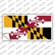 Maryland State Flag Novelty Sticker Decal