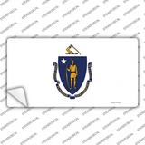 Massachusetts State Flag Novelty Sticker Decal
