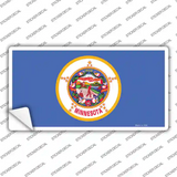 Minnesota State Flag Novelty Sticker Decal
