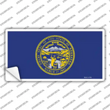 Nebraska State Flag Novelty Sticker Decal