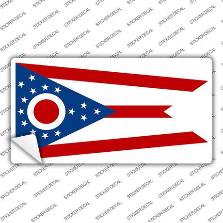 Ohio State Flag Novelty Sticker Decal