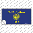 Oregon State Flag Novelty Sticker Decal