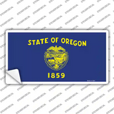 Oregon State Flag Novelty Sticker Decal