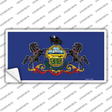 Pennsylvania State Flag Novelty Sticker Decal