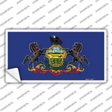 Pennsylvania State Flag Novelty Sticker Decal