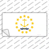 Rhode Island State Flag Novelty Sticker Decal