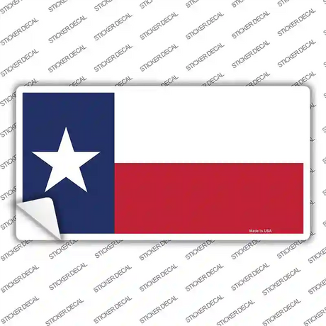 Texas State Flag Novelty Sticker Decal