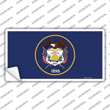 Utah State Flag Novelty Sticker Decal