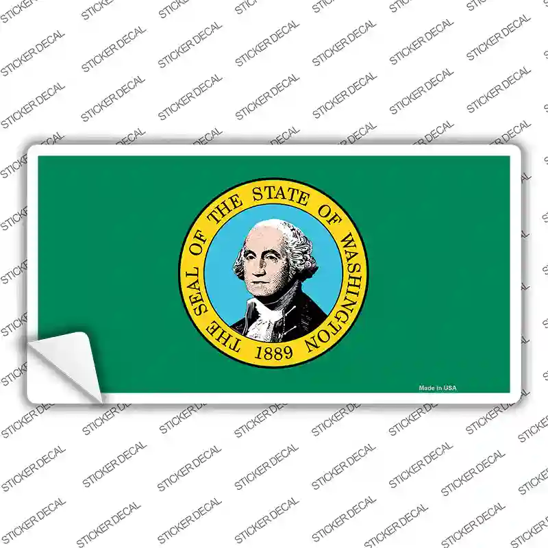 Washington State Flag Novelty Sticker Decal