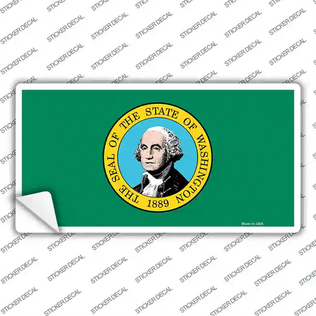 Washington State Flag Novelty Sticker Decal