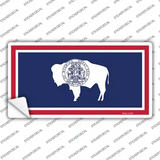 Wyoming State Flag Novelty Sticker Decal