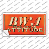 B.W.A. Novelty Sticker Decal
