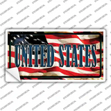 United States Flag Novelty Sticker Decal
