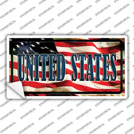 United States Flag Novelty Sticker Decal