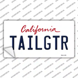 Tailgtr California Novelty Sticker Decal