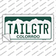 Tailgtr Colorado Novelty Sticker Decal