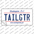 Tailgtr Washington DC Novelty Sticker Decal
