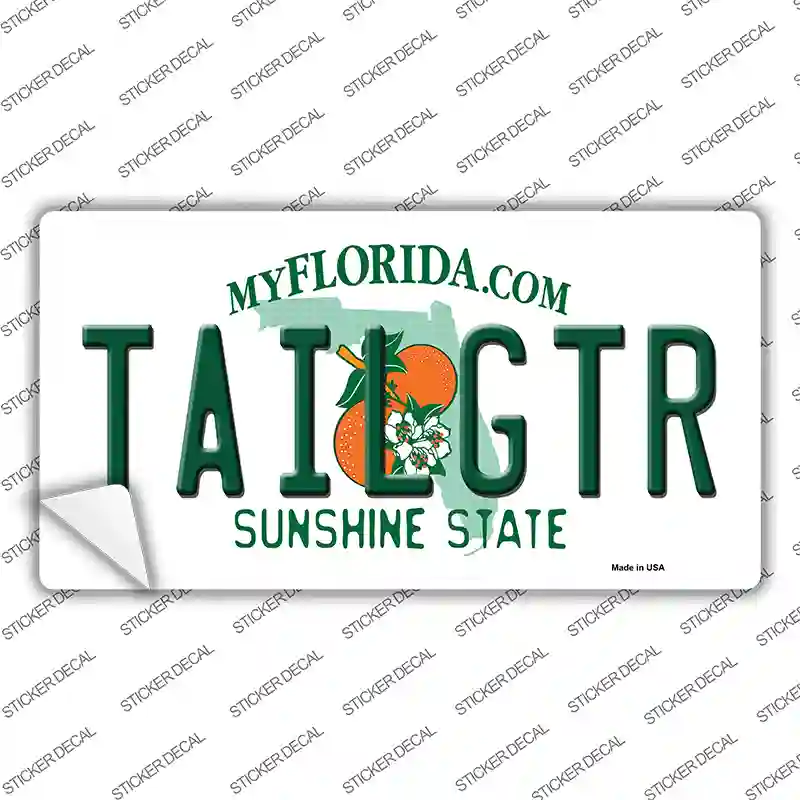 Tailgtr Florida Novelty Sticker Decal