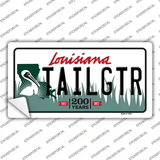 Tailgtr Louisiana Novelty Sticker Decal