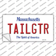 Tailgtr Massachusetts Novelty Sticker Decal