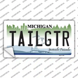 Tailgtr Michigan Novelty Sticker Decal