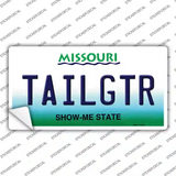 Tailgtr Missouri Novelty Sticker Decal