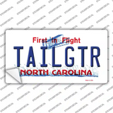 Tailgtr North Carolina Novelty Sticker Decal