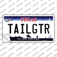 Tailgtr Texas Novelty Sticker Decal