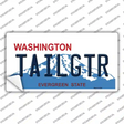 Tailgtr Washington Novelty Sticker Decal