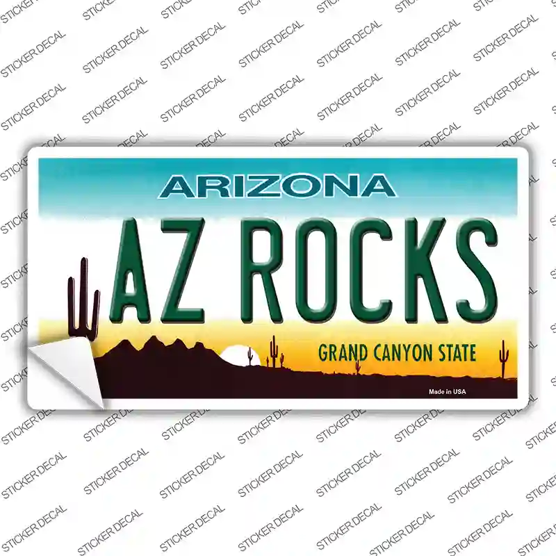Az Rocks Novelty Sticker Decal