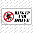 Hang Up No Cell Phones Novelty Sticker Decal