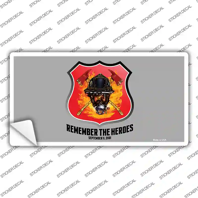 Remember The Heroes Novelty Sticker Decal