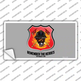 Remember The Heroes Novelty Sticker Decal