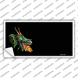 Dragon Offset Customizable Novelty Sticker Decal