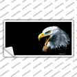 Bald Eagle Offset Novelty Sticker Decal