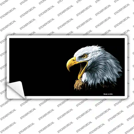 Bald Eagle Offset Novelty Sticker Decal