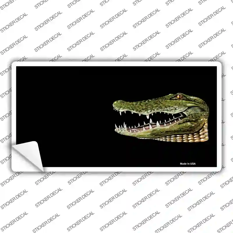 Gator Offset Novelty Sticker Decal