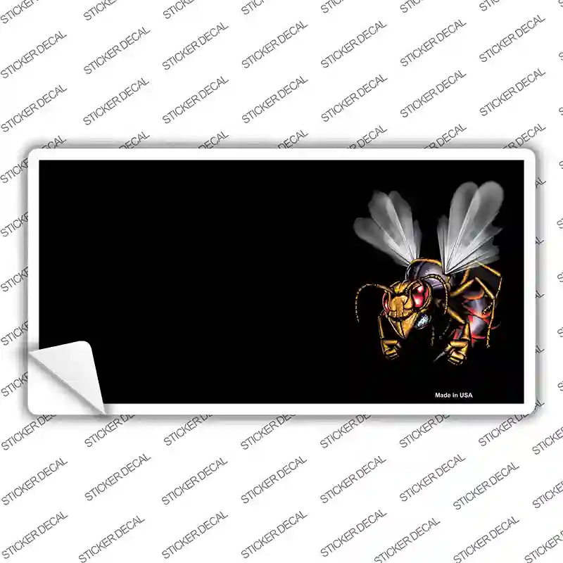 Hornet Offset Novelty Sticker Decal