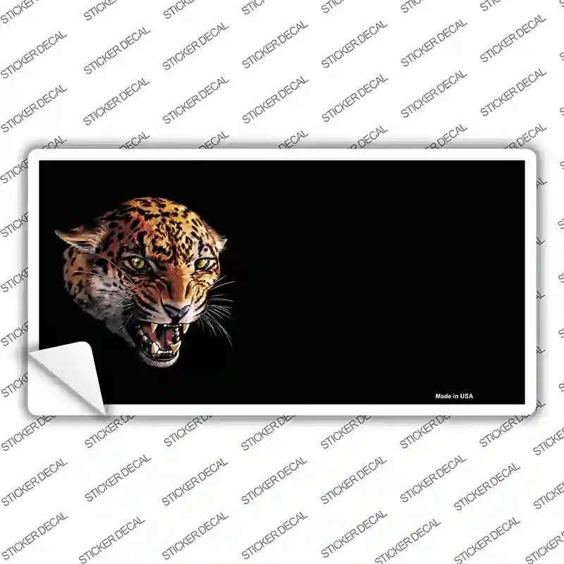 Jaguar Offset Novelty Sticker Decal