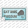 Eat More Possum Novelty Sticker Decal