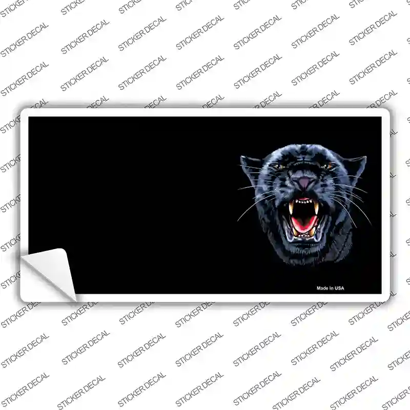 Panther Offset Novelty Sticker Decal
