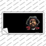 Pirate Offset Novelty Sticker Decal